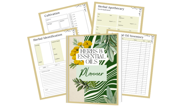 Digital Herbs & Essential Oils Planner
