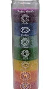 7 Chakra jar candle