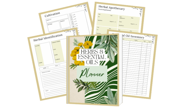 Digital Herbs & Essential Oils Planner